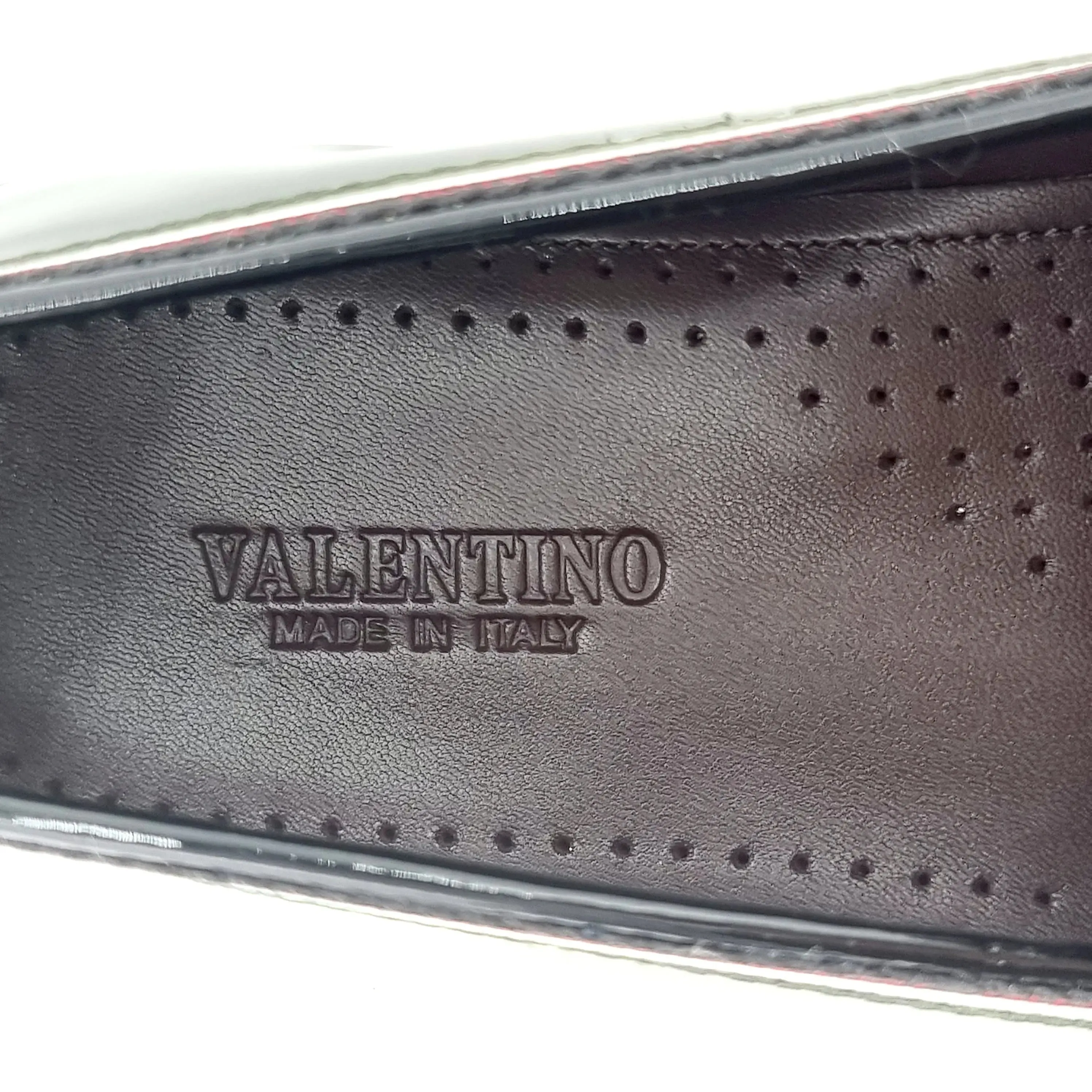 VALENTINO 2092 BLACK PATENT LOAFER