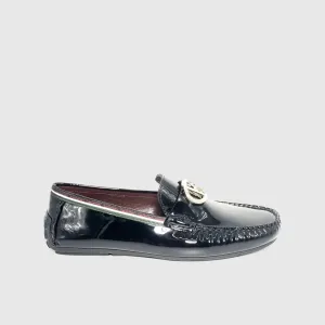 VALENTINO 2092 BLACK PATENT LOAFER