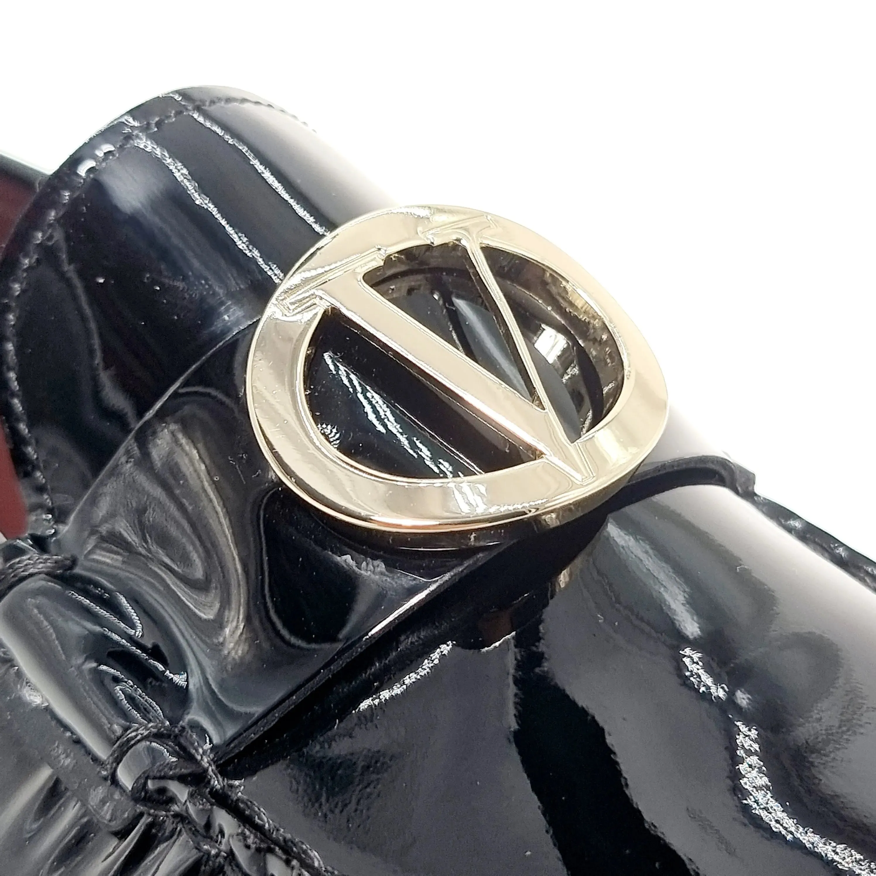 VALENTINO 2092 BLACK PATENT LOAFER