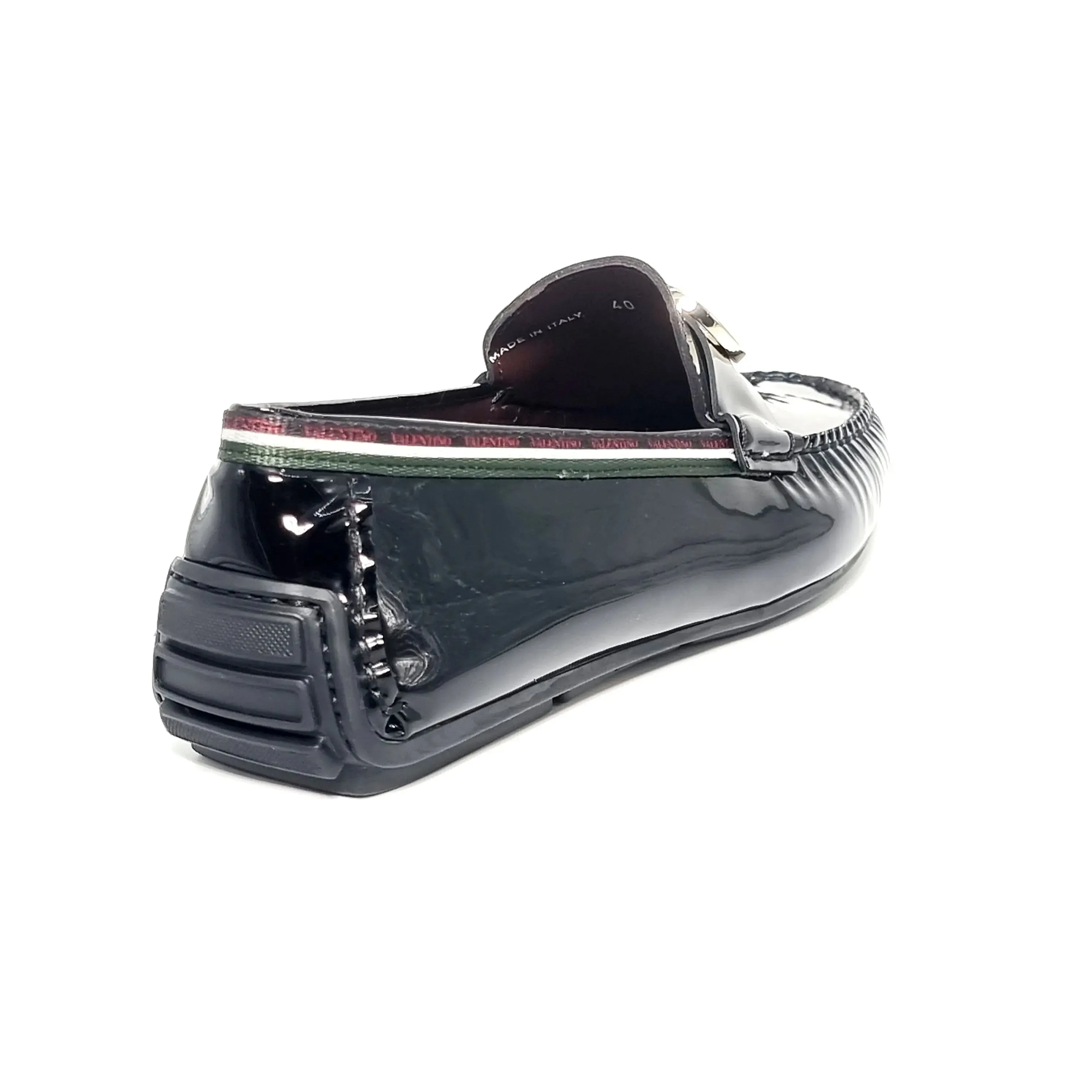 VALENTINO 2092 BLACK PATENT LOAFER