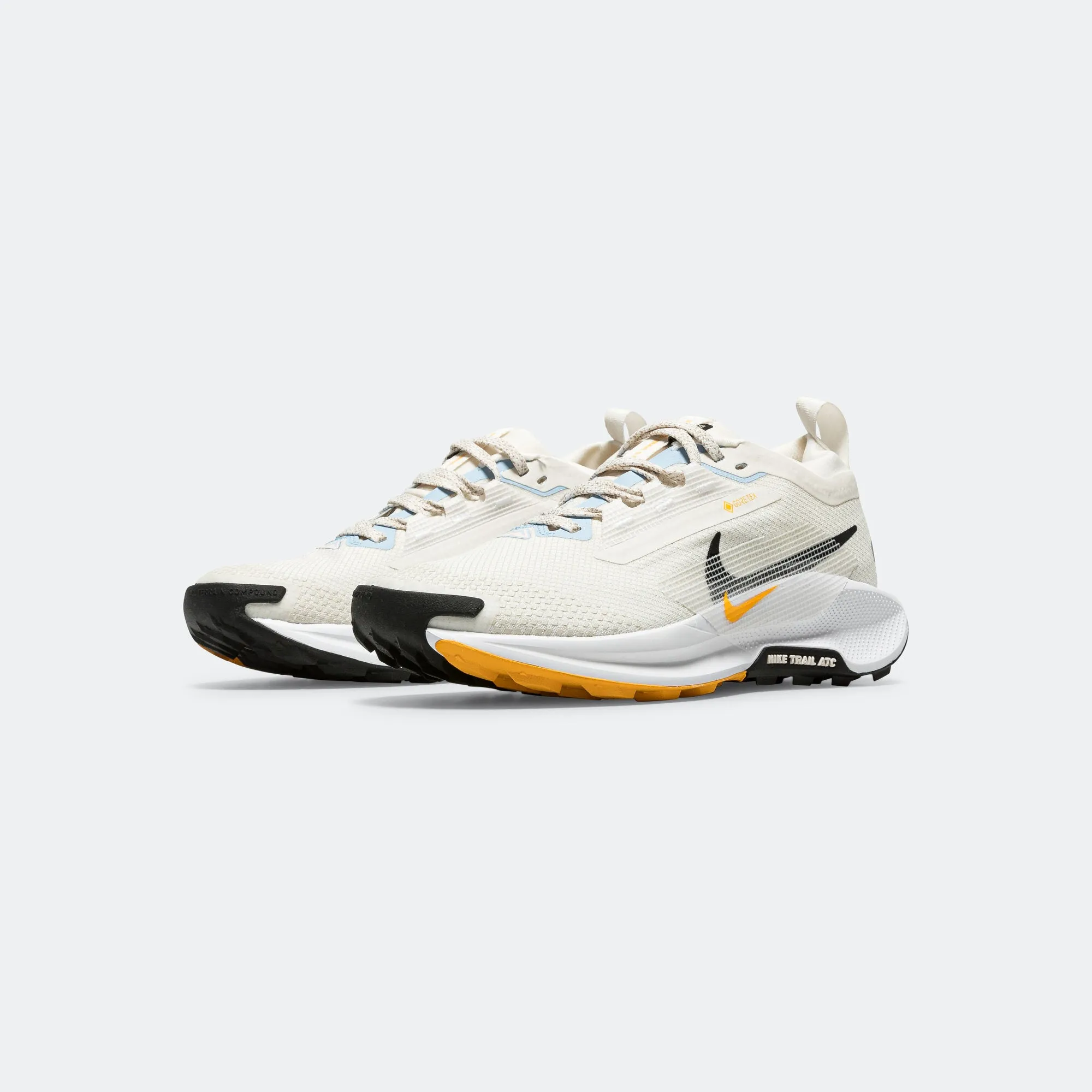 Womens ReactX Pegasus Trail 5 - Phantom White/University Gold-Black