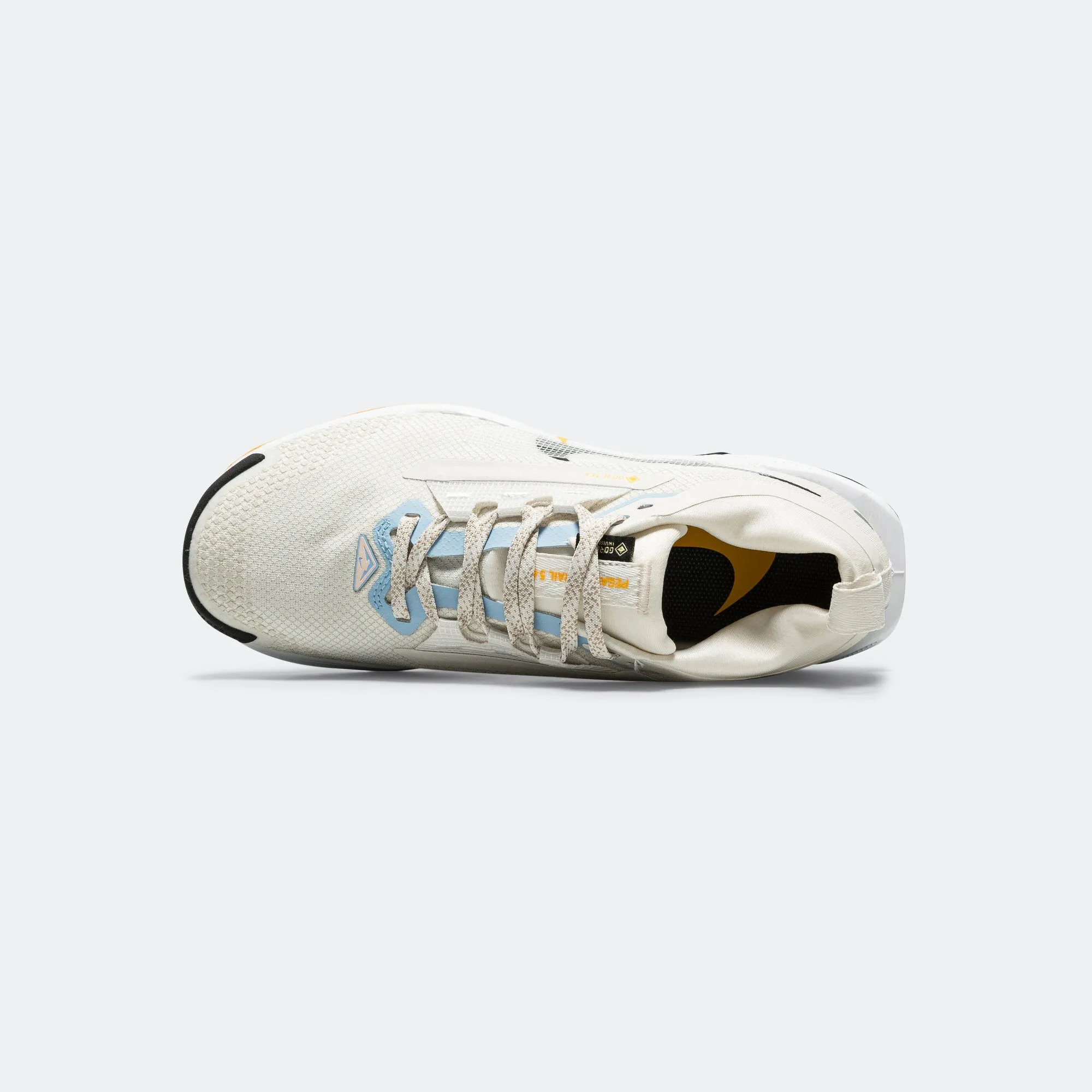 Womens ReactX Pegasus Trail 5 - Phantom White/University Gold-Black